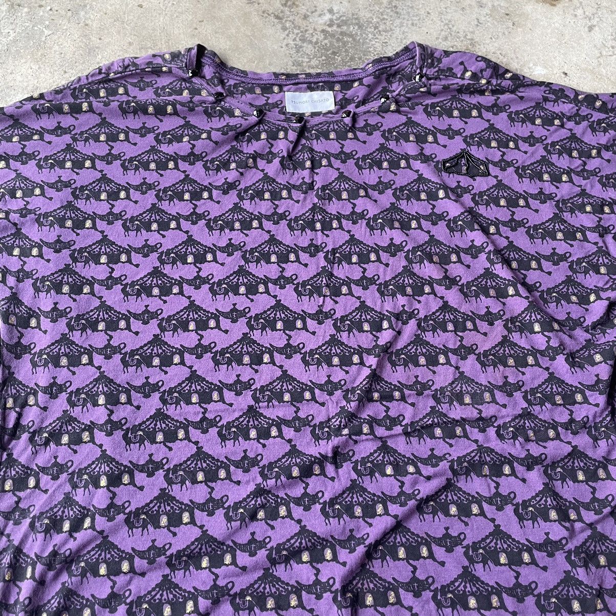 Designer × Issey Miyake × Tsumori Chisato 🔥Rare🔥🇯🇵Tsumori Chisato Blink Blink Glowing Persia Long Shirt Size L / US 10 / IT 46 - 2 Thumbnail