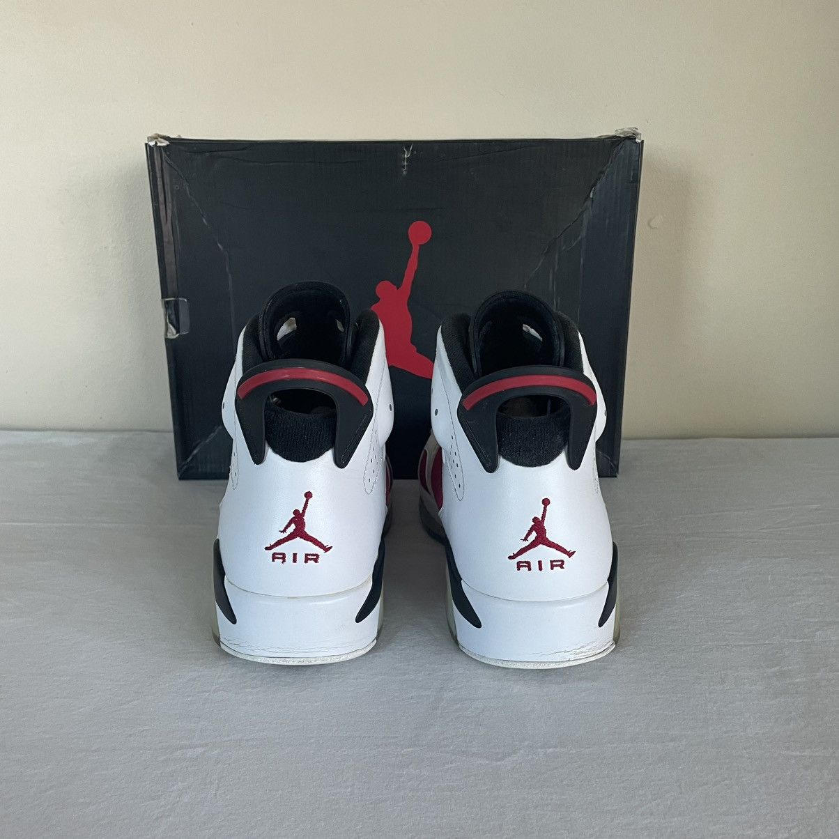 Jordan Brand × Nike Nike Air Jordan 6 Retro Carmine 2014 Mens US Size 12 Size US 12 / EU 45 - 6 Thumbnail