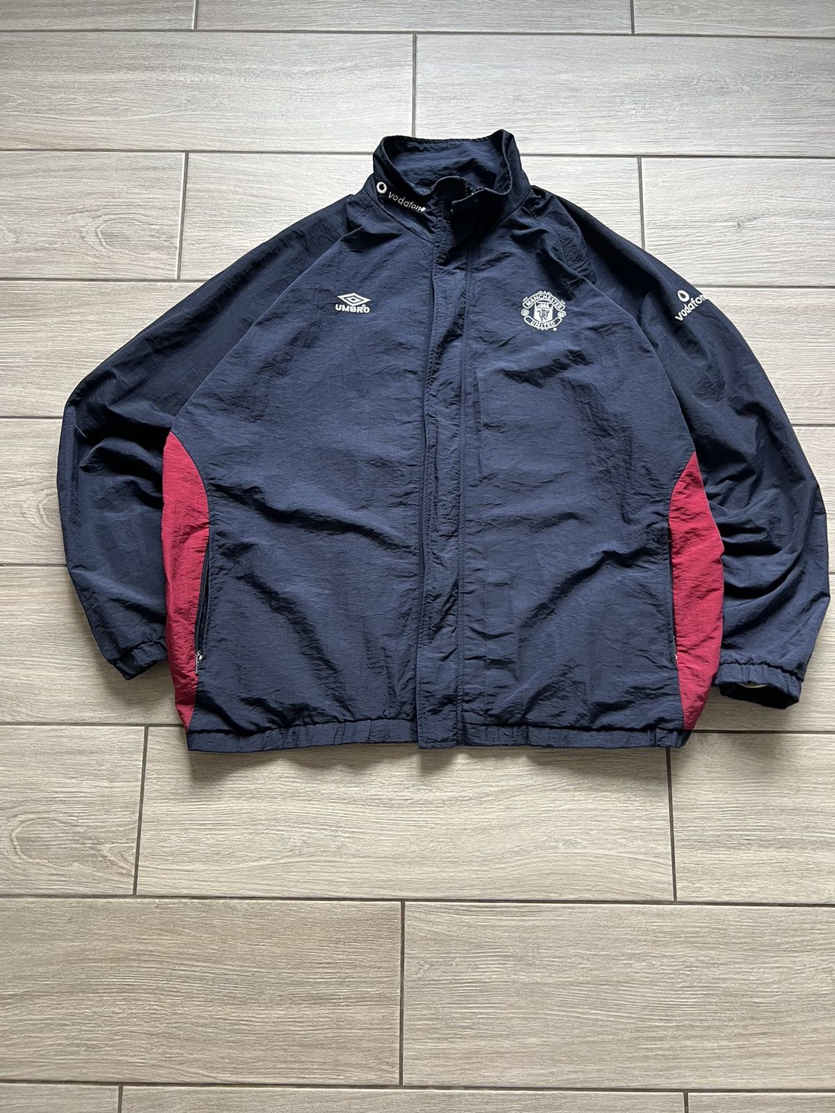 Nike × Vintage MANCHESTER UNITED 2000 2002 TRAINING FOOTBALL JACKET UMBRO Size US XL / EU 56 / 4 - 3 Thumbnail