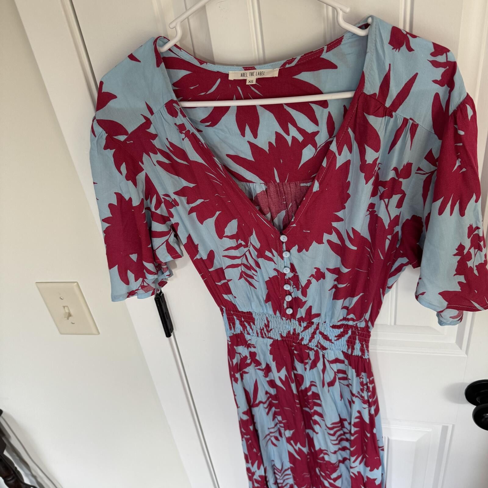 Other Abel The Label XS Floral Print Maxi Dress Size XS / US 0-2 / IT 36-38 - 2 Thumbnail