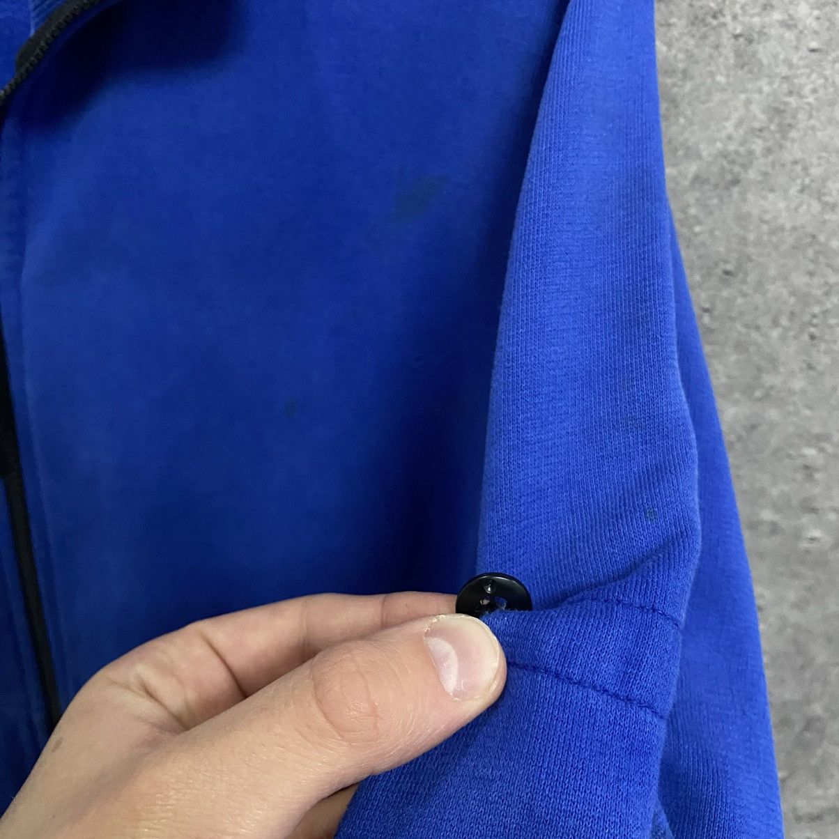 Stone Island 00s Vintage Stone Island Zip Hoodie Full Zip Blue Size US L / EU 52-54 / 3 - 10 Thumbnail