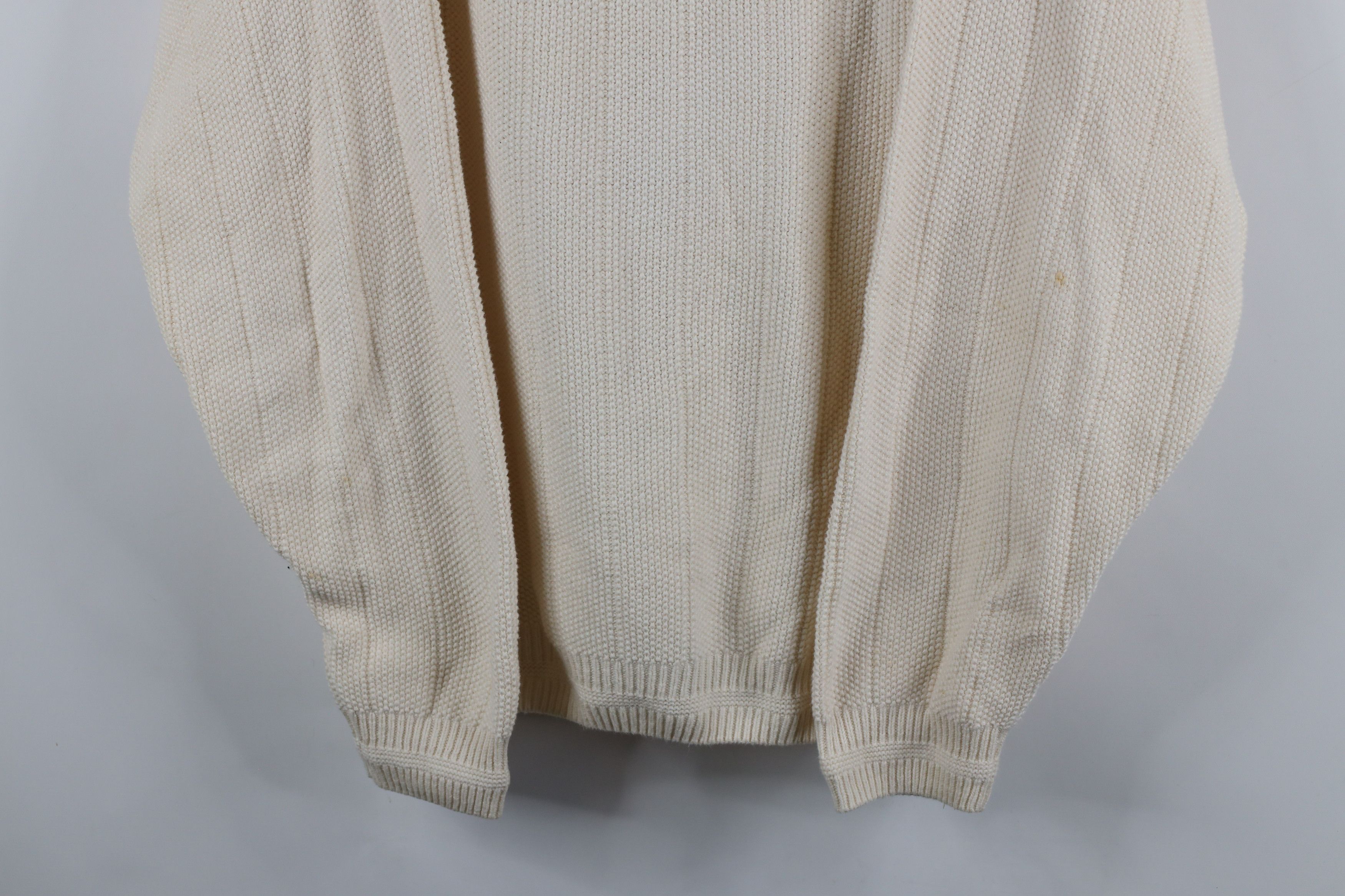 Vintage Vintage 90s Streetwear Cotton Knit Crewneck Sweater USA Size US L / EU 52-54 / 3 - 3 Thumbnail