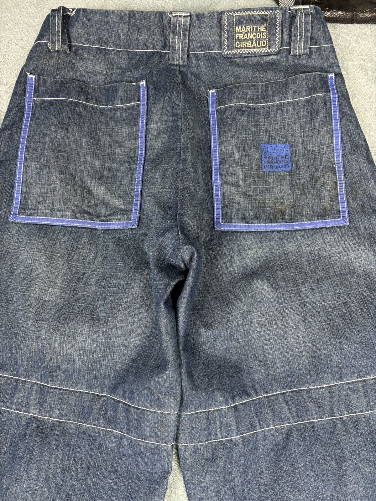 Marithe + Francois Girbaud Marithe Francois Girbaud Baggy Denim Pants. S0357 Size US 33 - 12 Thumbnail