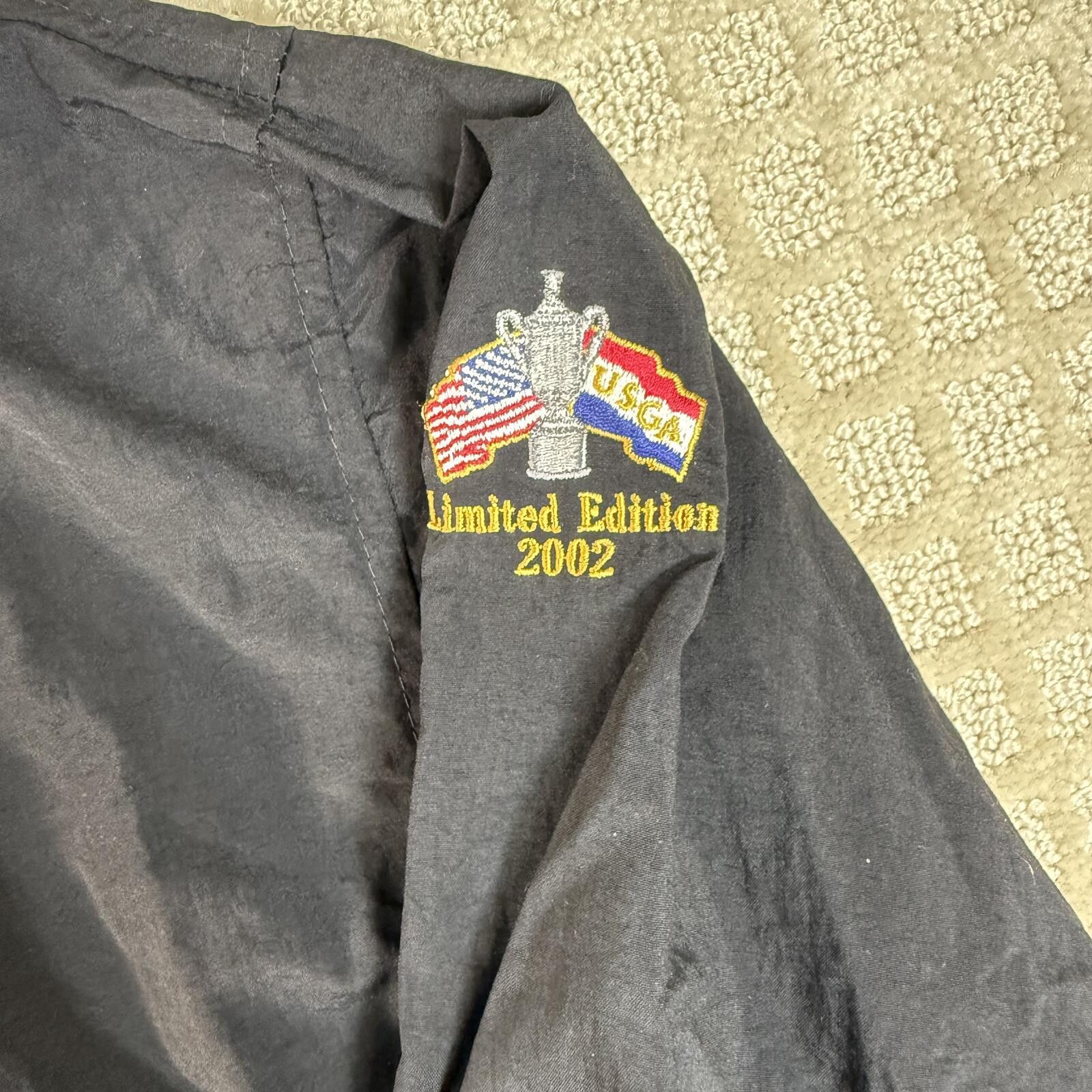 Other Vintage 2002 U.S. Open Bethpage black windbreaker jacket med Size US M / EU 48-50 / 2 - 3 Thumbnail