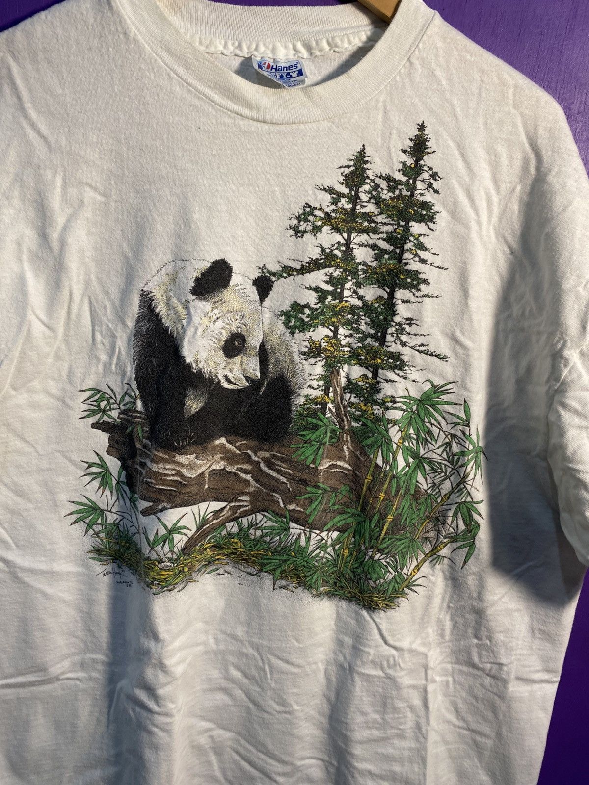 Other Vintage 1988 Panda nature animal tee Size US XL / EU 56 / 4 - 3 Thumbnail