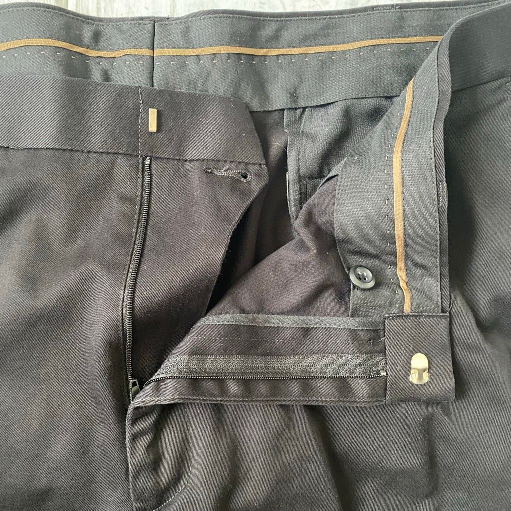 Axist Axist men 42/30 casual flat front 100% cotton chino pants bl Size US 42 / EU 58 - 4 Thumbnail