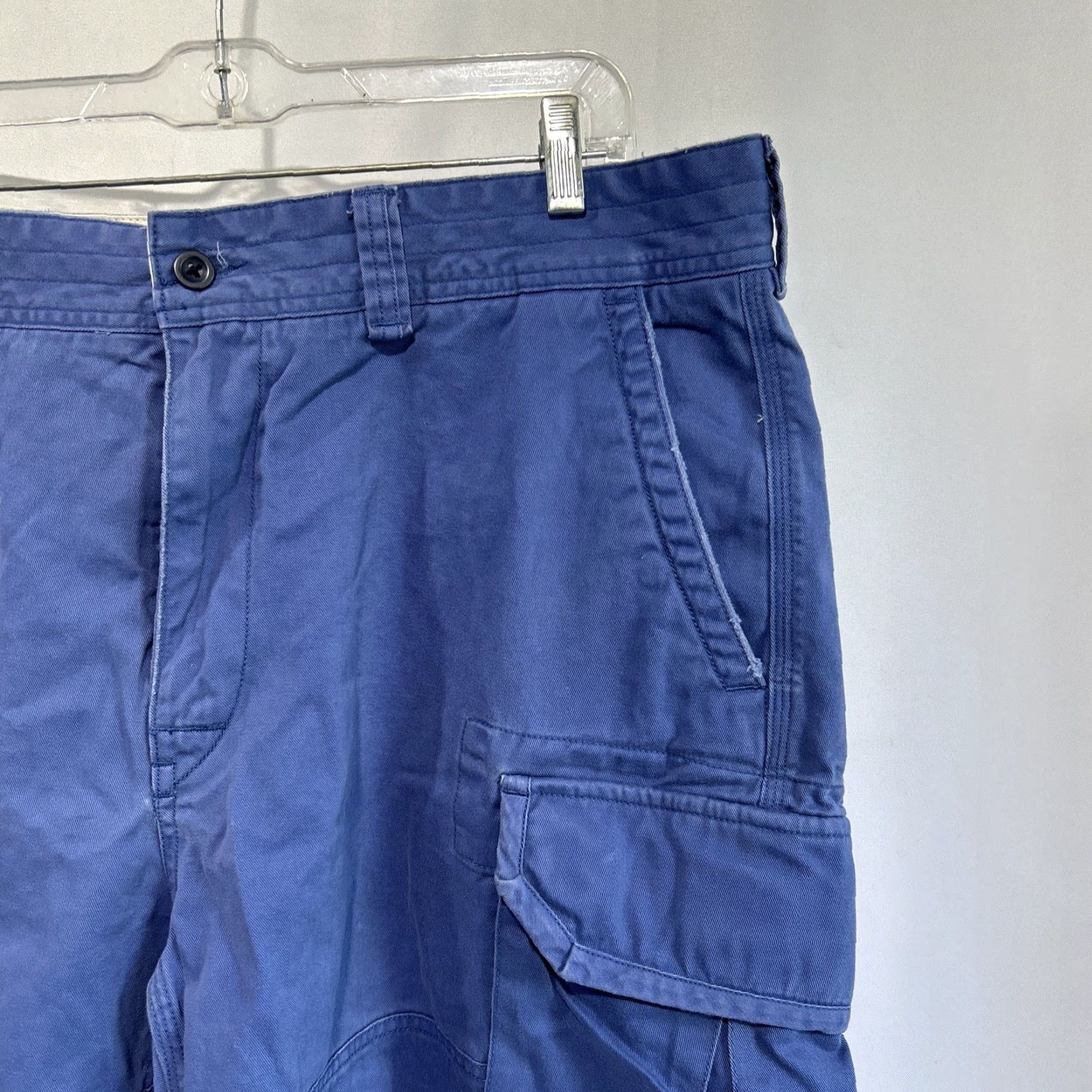 Polo Ralph Lauren Polo Ralph Lauren Cargo Shorts 100% Cotton Blue 10" Casual Men Sz 38 Regular Pocket Front Size US M / EU 48-50 / 2 - 2 Thumbnail