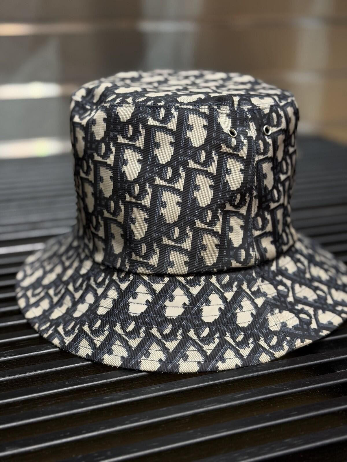 Dior Authentic Dior Reversible Teddy-D Brim Bucket Hat $1000 Size ONE SIZE - 1 Thumbnail