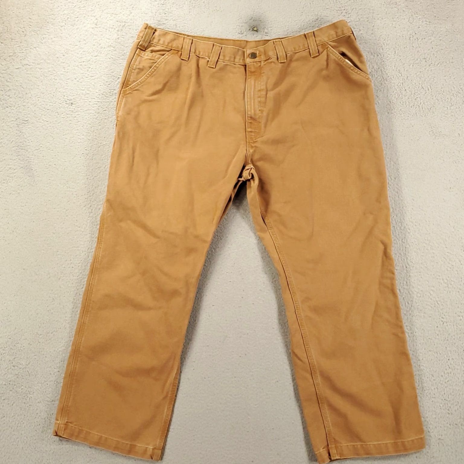Carhartt Carhartt Canvas Pants Mens 46x30 Brown Relaxed Fit Carpenter 100097 211 Size US 30 / EU 46 - 2 Thumbnail