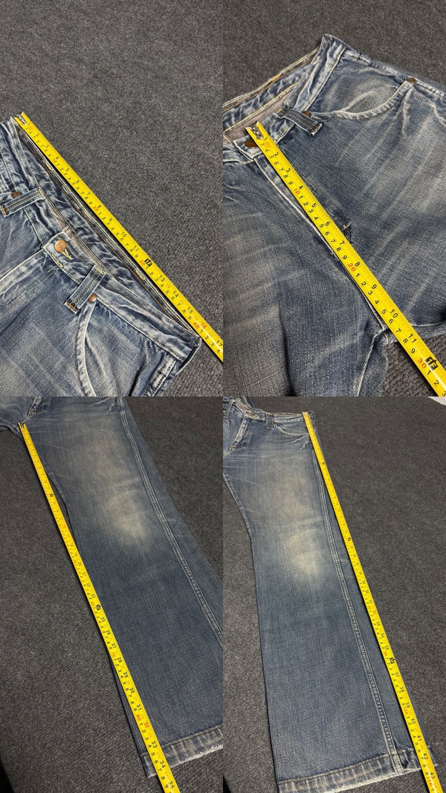 Wrangler Archive 90s Wrangler DAYTON Distressed Faded Bootcut Jeans Size US 32 / EU 48 - 20 Thumbnail