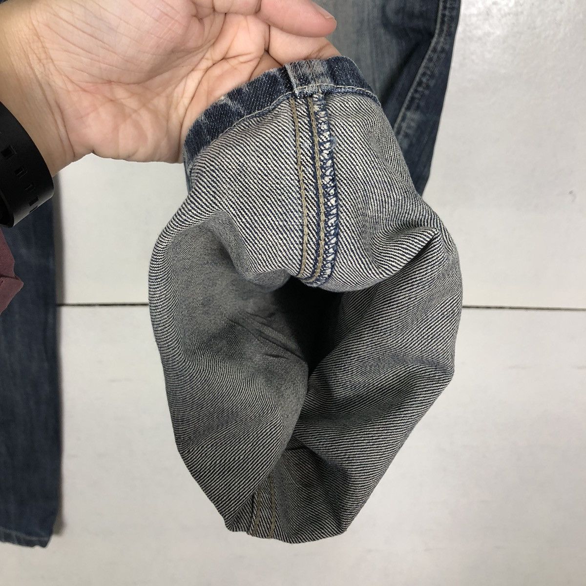 Levi's 🔥90’s Rare Distressed Denim Jeans Levi’s Kanye Design Size US 34 / EU 50 - 12 Thumbnail