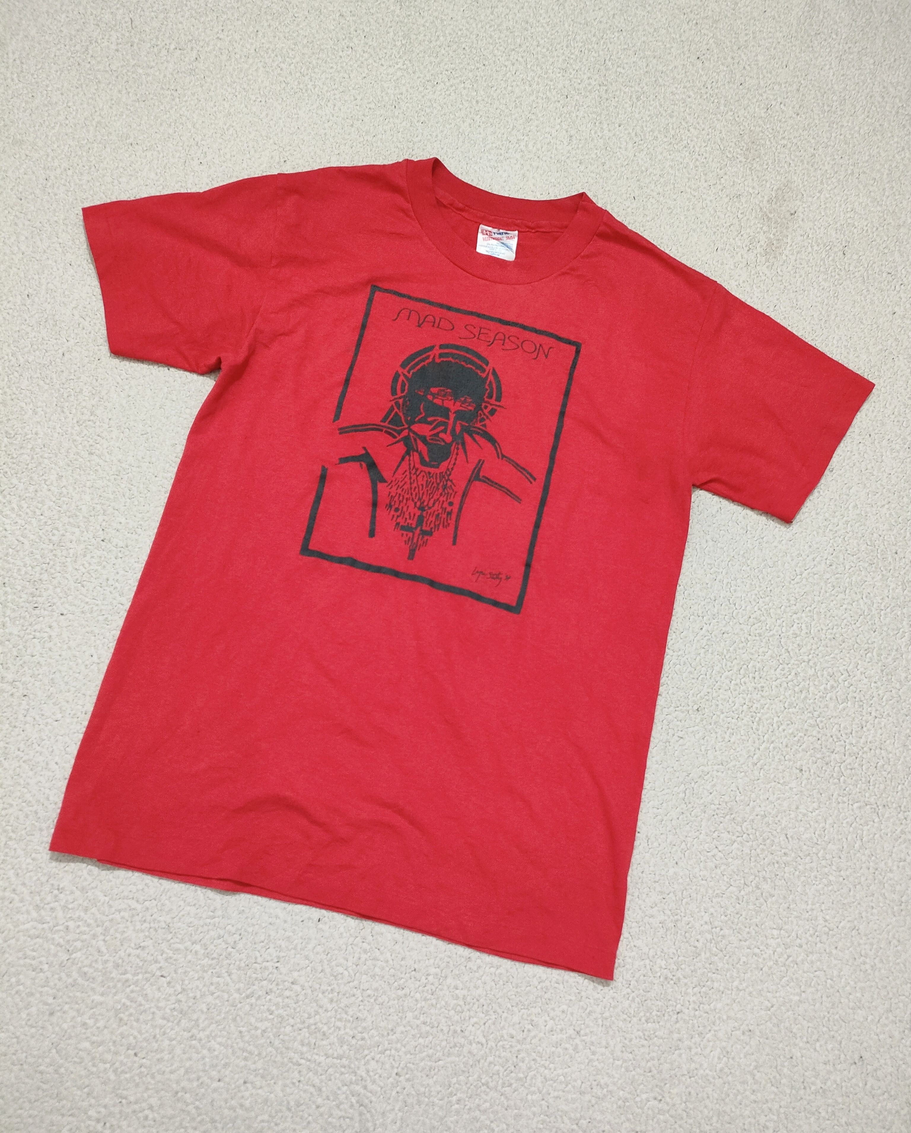 Band Tees 90s MAD SEASON Layne Staley '94 vintage Grunge Tee Size US M / EU 48-50 / 2 - 12 Thumbnail