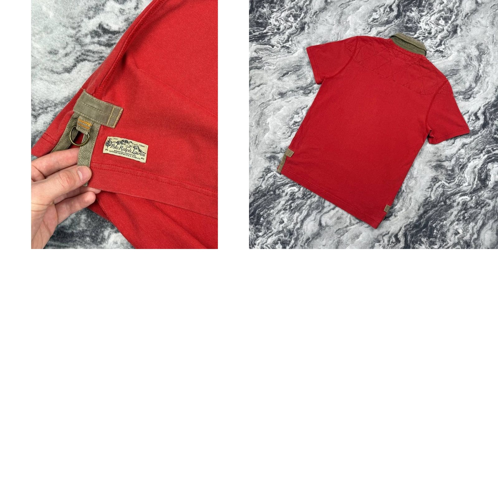 Polo Ralph Lauren Vintage Polo Ralph Lauren Shirt Mountain Expedition Rugby Patch Men Size S Red Size US S / EU 44-46 / 1 - 8 Thumbnail