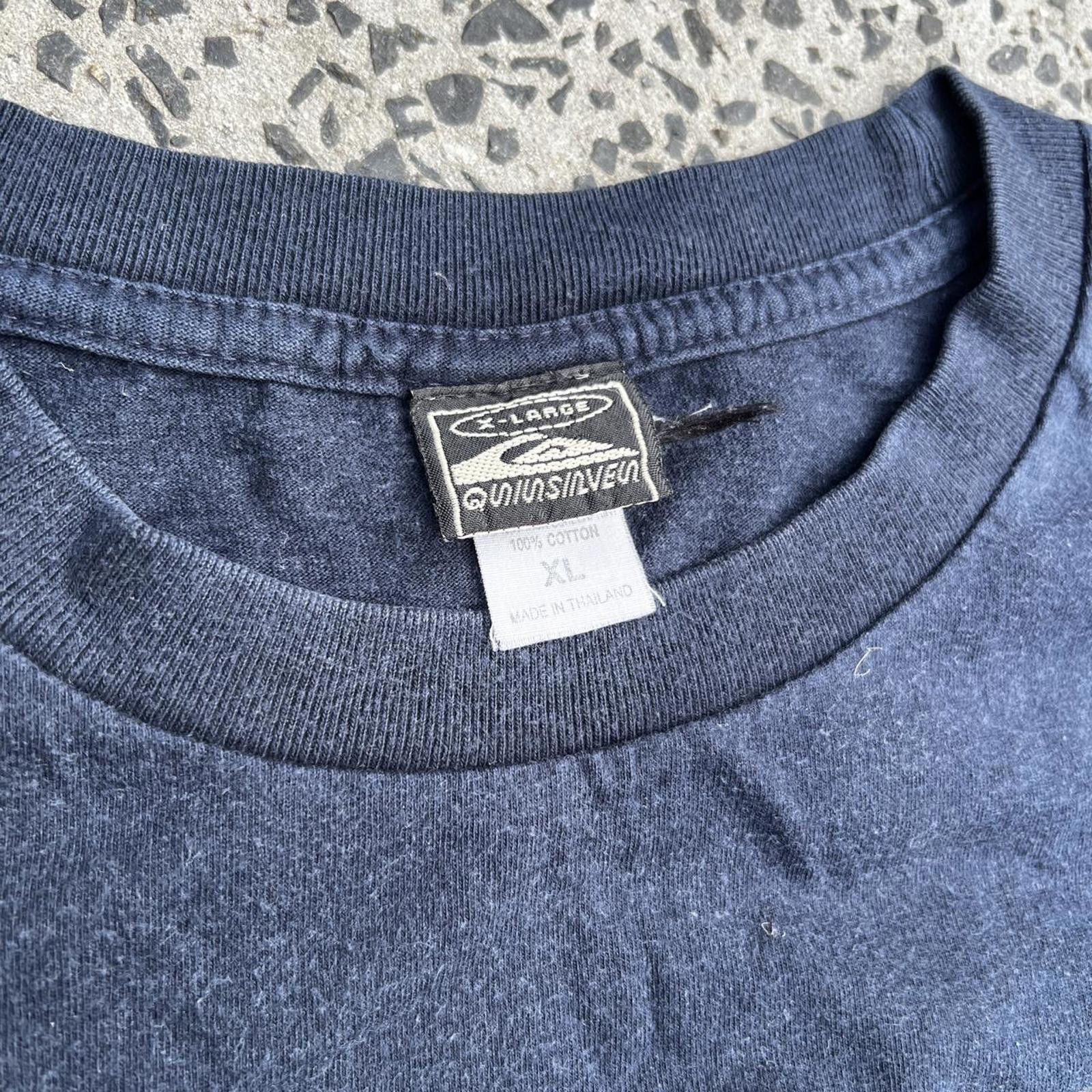 Quiksilver Quiksilver Men's Navy and Blue Tshirt Size US XL / EU 56 / 4 - 3 Thumbnail