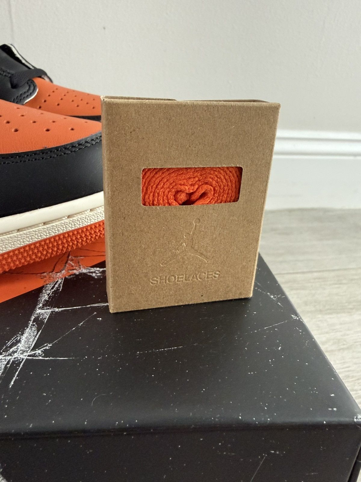 Jordan Brand Jordan 1 Retro High OG Shattered Backboard Black Starfish 12 Size US 12 / EU 45 - 10 Thumbnail