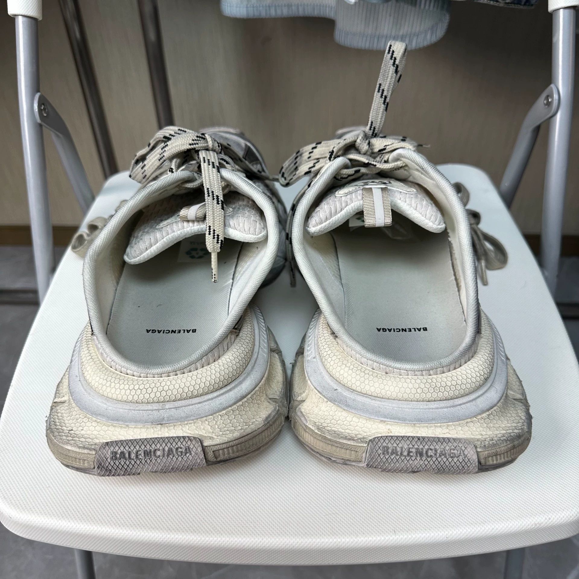 Balenciaga Balenciaga 3XL Round Toe Platform Mule Men's Beige 45 Size US 12 / EU 45 - 3 Thumbnail