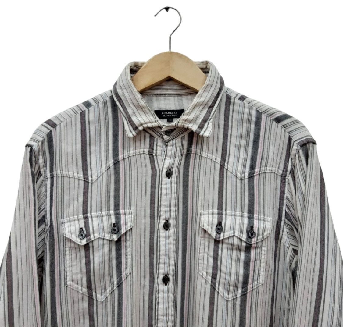 Burberry × Designer Vtg Burberry button up shirt Size US L / EU 52-54 / 3 - 2 Thumbnail