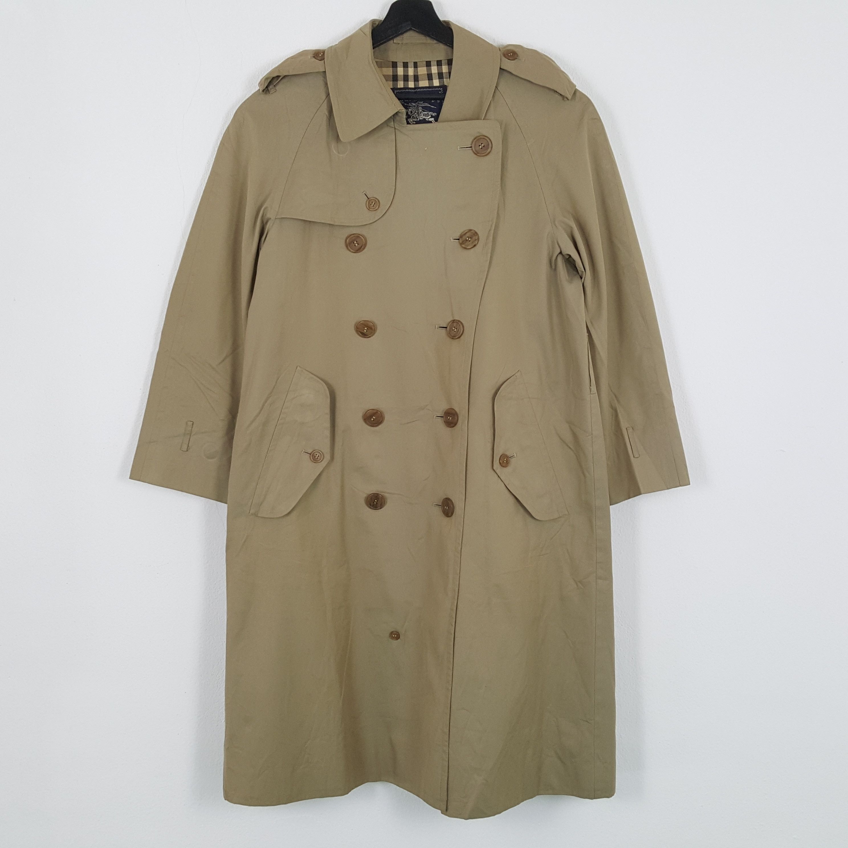 Burberry × Vintage BURBERRYS Luxury Brand Fashion Style Trench Jacket Size US M / EU 48-50 / 2 - 1 Thumbnail
