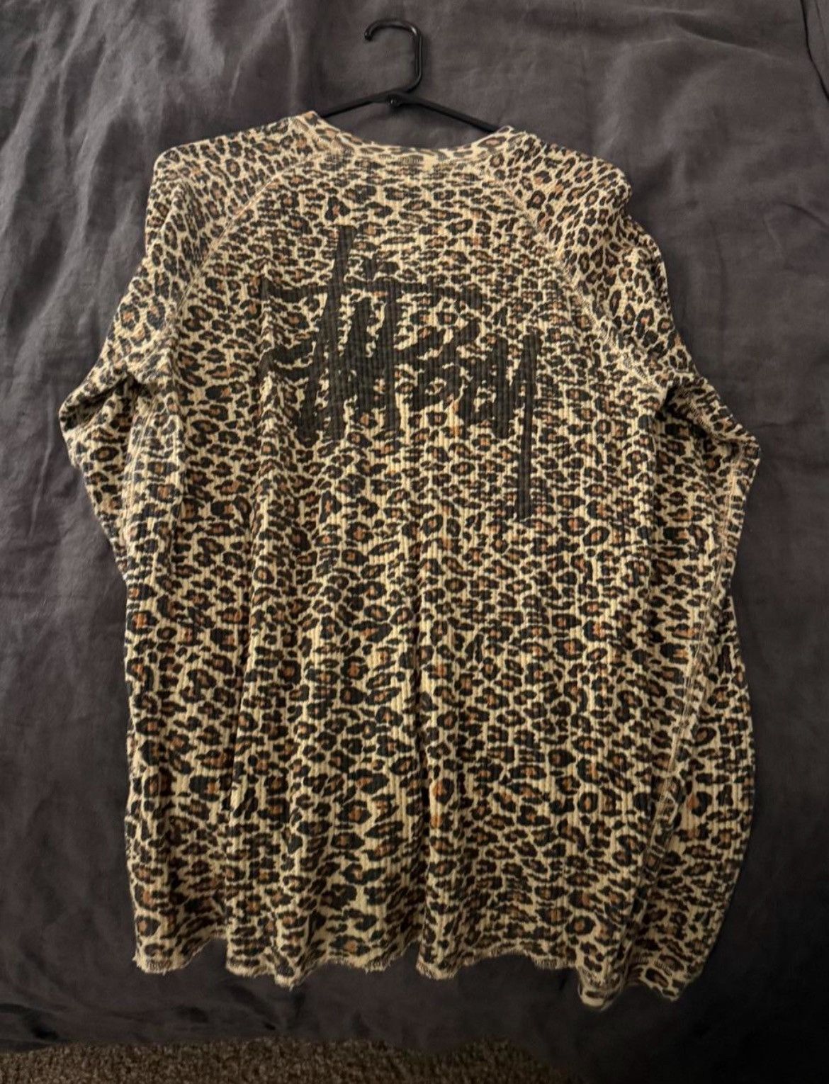 Stussy Stussy Basic Thermal L/S Leopard | Grailed