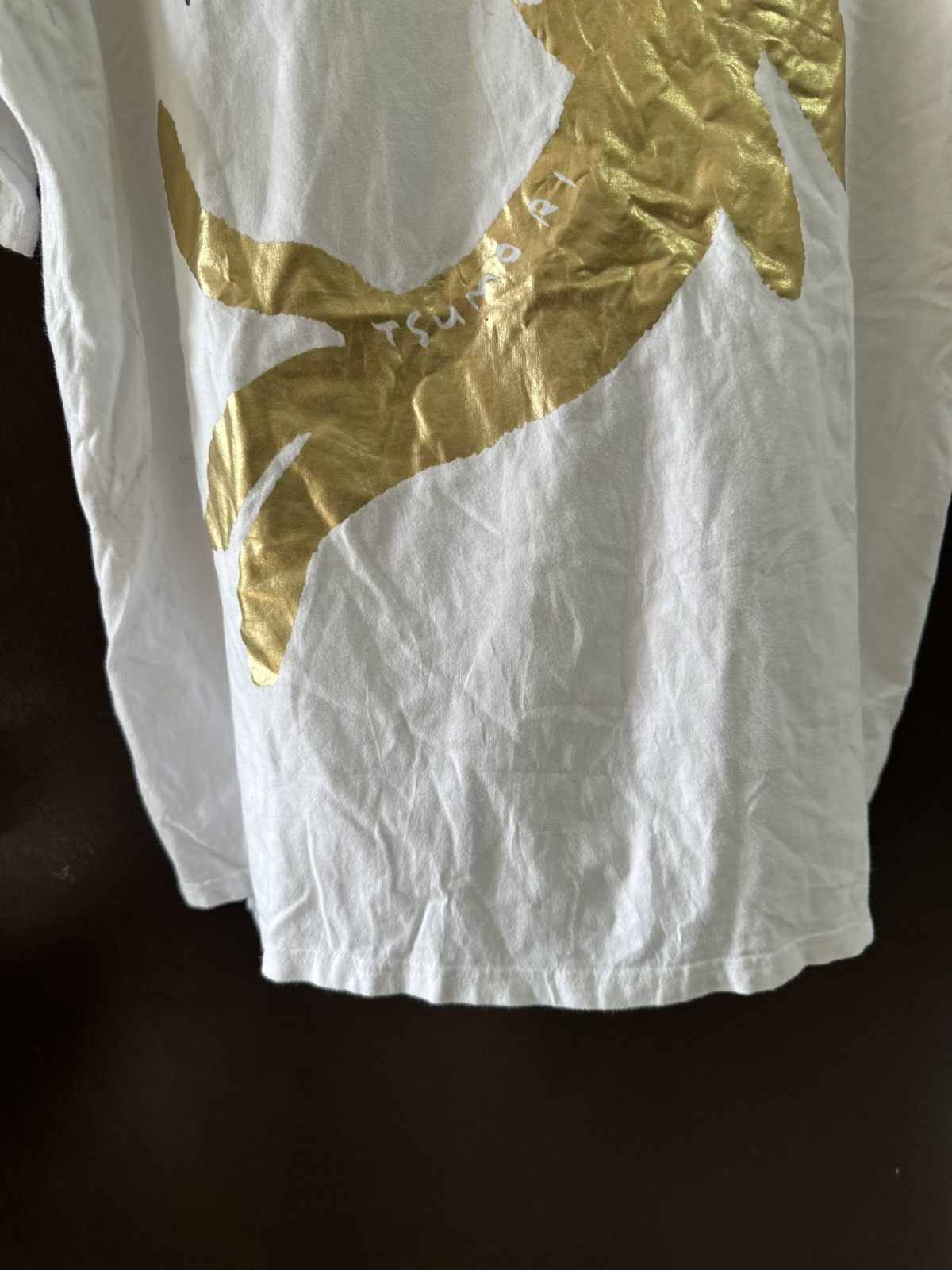 Issey Miyake × Tsumori Chisato AW20 Tsumori Chisato x Niko And… Gold Cat T-Shirt Size US L / EU 52-54 / 3 - 9 Thumbnail