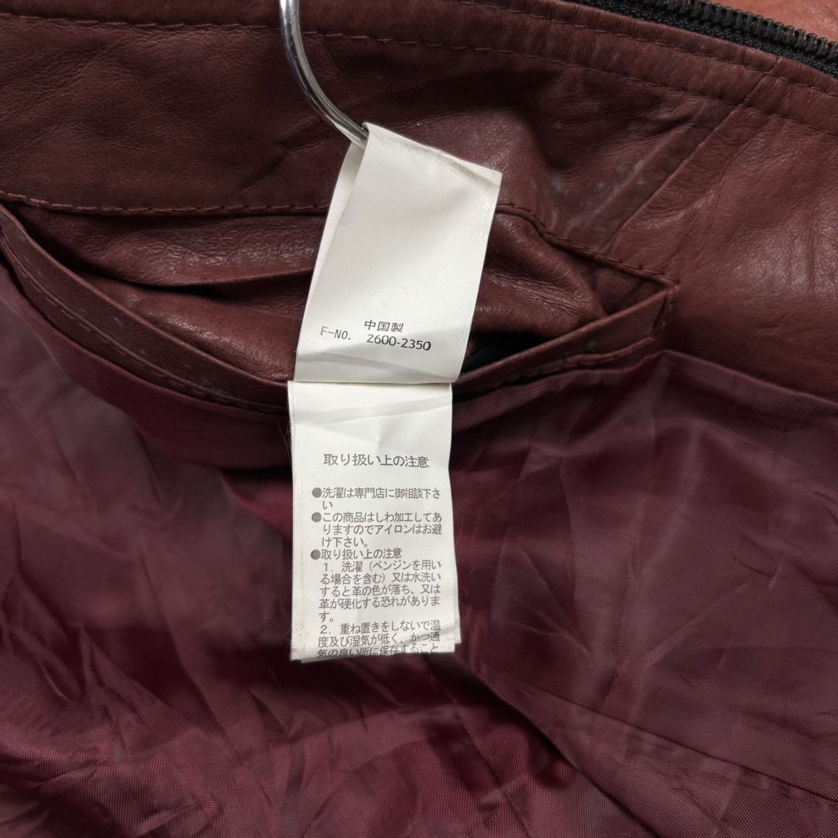 Ekam 2000s Nicole Club - Red Blood Vkei Style Leather Jacket Size US M / EU 48-50 / 2 - 13 Thumbnail