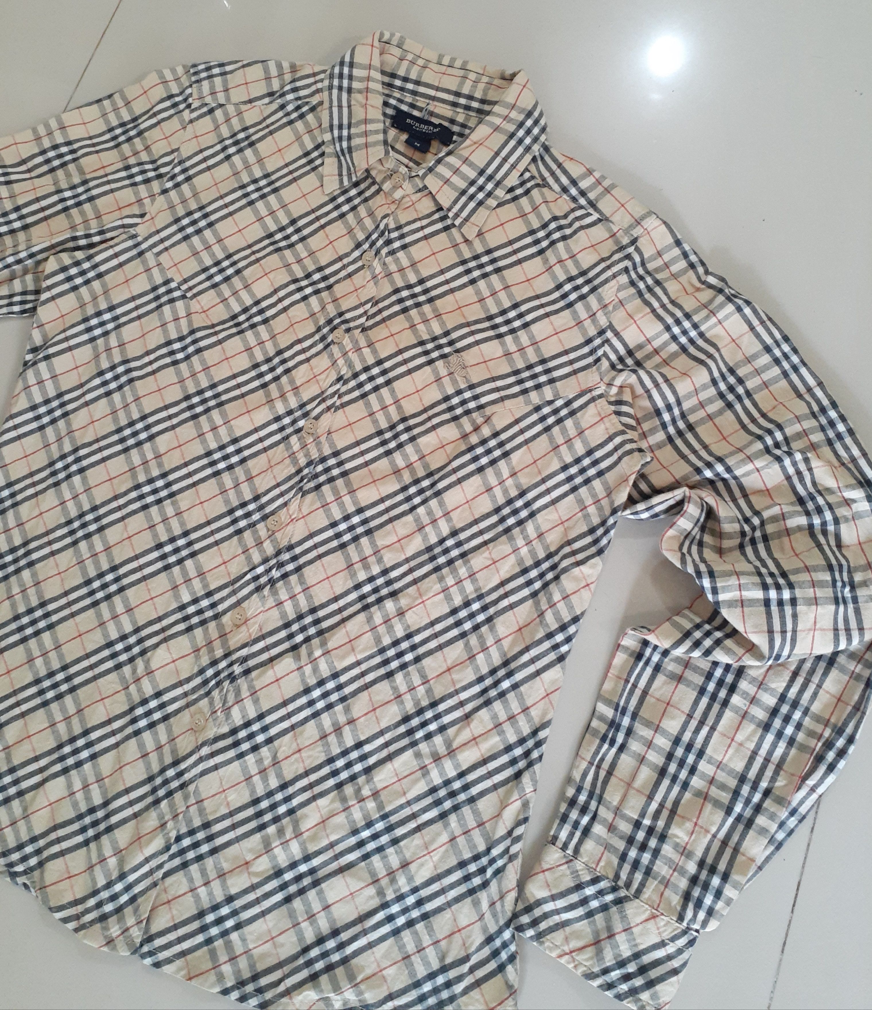 Burberry × Designer Burberry Plaid Buttondown Longsleeve Size S / US 4 / IT 40 - 2 Thumbnail