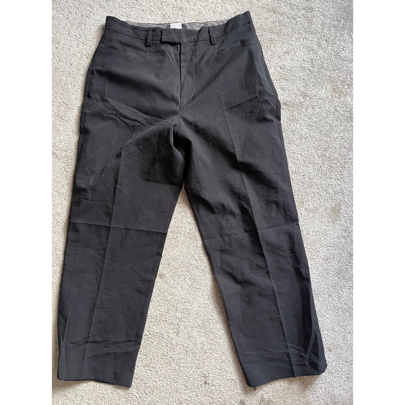 Guess GUESS Jeans Pants Womens 33 Vintage Dress Black Bottoms Business Office Work Size 24" / US 00 / IT 34 - 3 Thumbnail