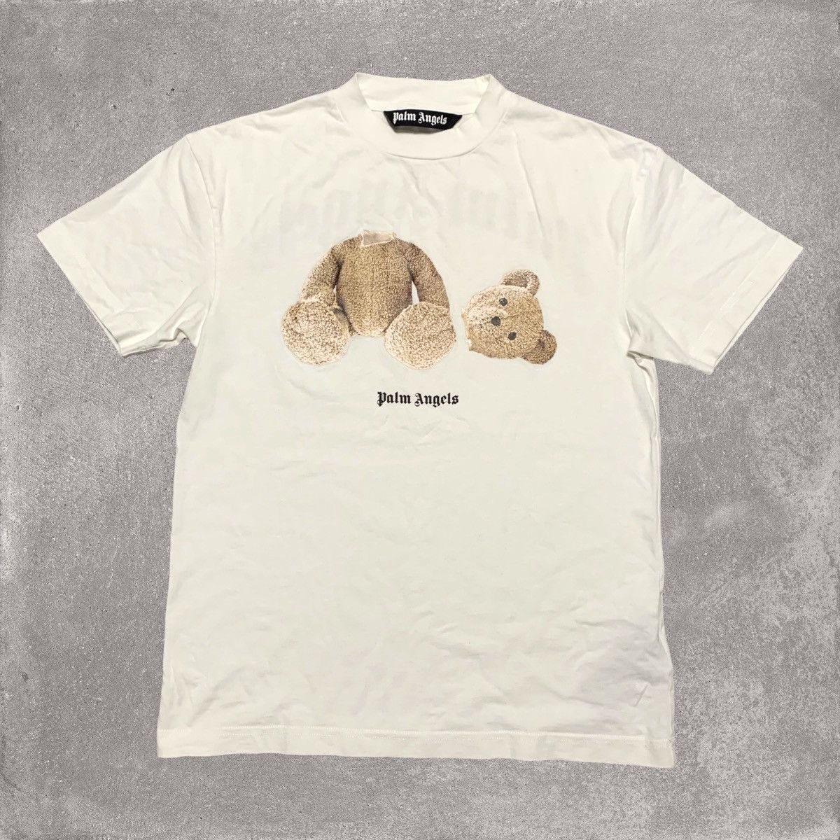 Palm Angels Palm Angels Small Kill The Bear White Tee Size US S / EU 44-46 / 1 - 1 Thumbnail
