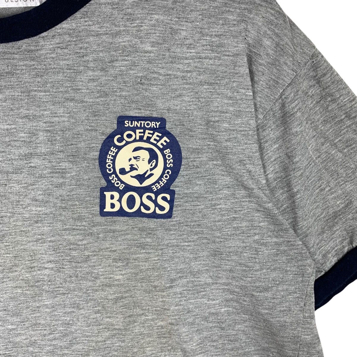 Vintage Vintage SUNTORY COFFEE BOSS Design Studio Tee Shirt Top Size US M / EU 48-50 / 2 - 4 Thumbnail