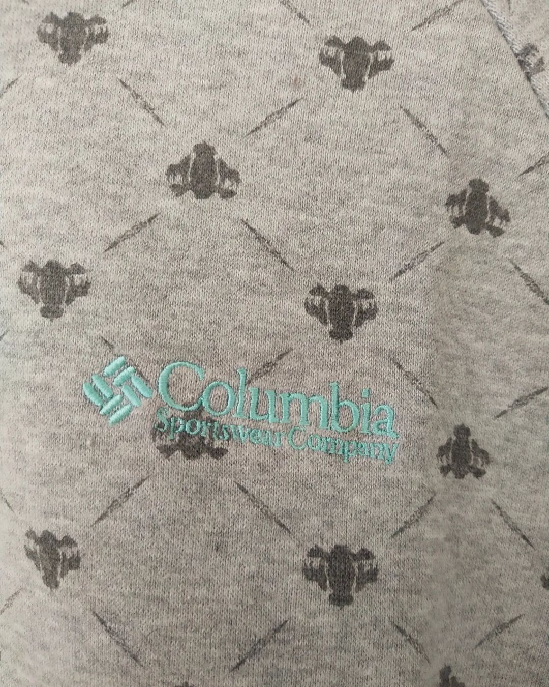 Columbia Columbia Grey Pattern Hoodie Size US M / EU 48-50 / 2 - 2 Thumbnail