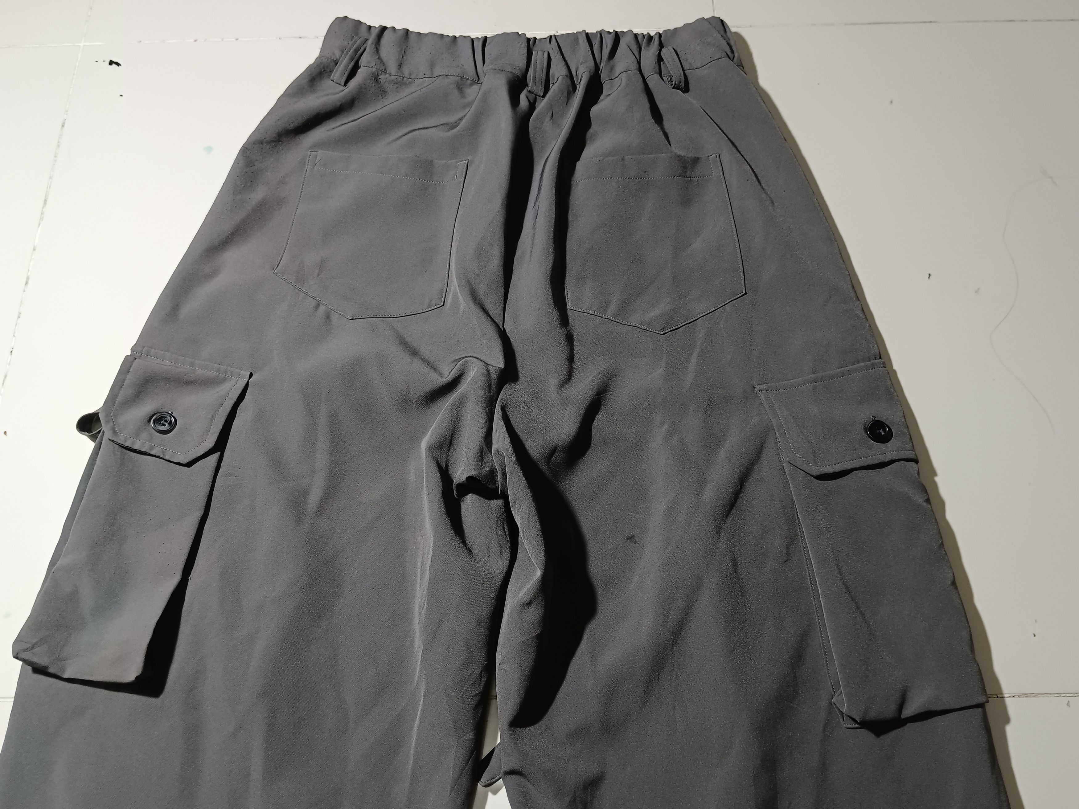 If Six Was Nine × Le Grande Bleu (L.G.B.) Vintage Casper John Parachute Slacks Baggy Pants Size US 33 - 8 Thumbnail
