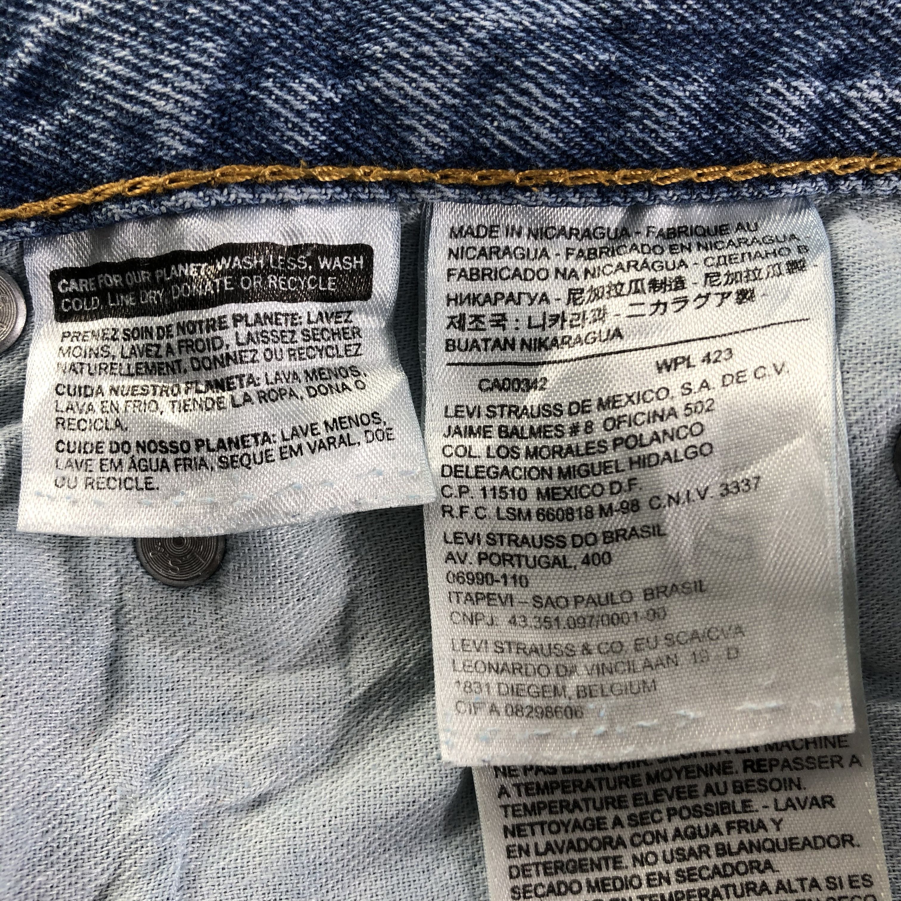Levi's Vintage Blue Wash Levis 517 Jeans-J3532 Size US 33 - 13 Thumbnail