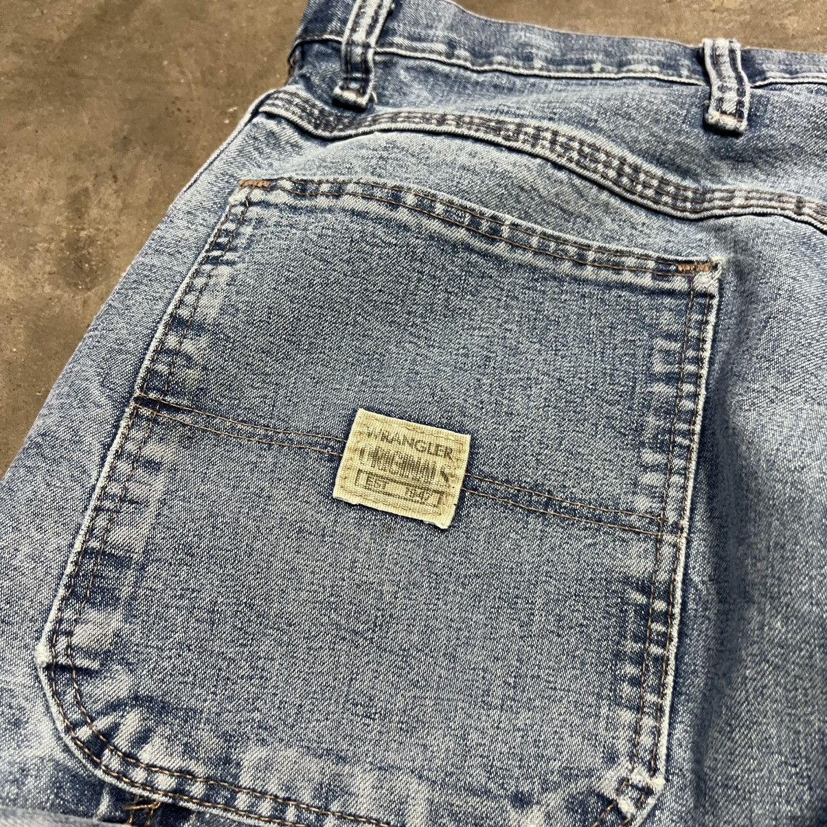Vintage Vintage Y2K Wrangler Carpenter Pants Skater Baggy Faded Wide Size US 36 / EU 52 - 5 Thumbnail