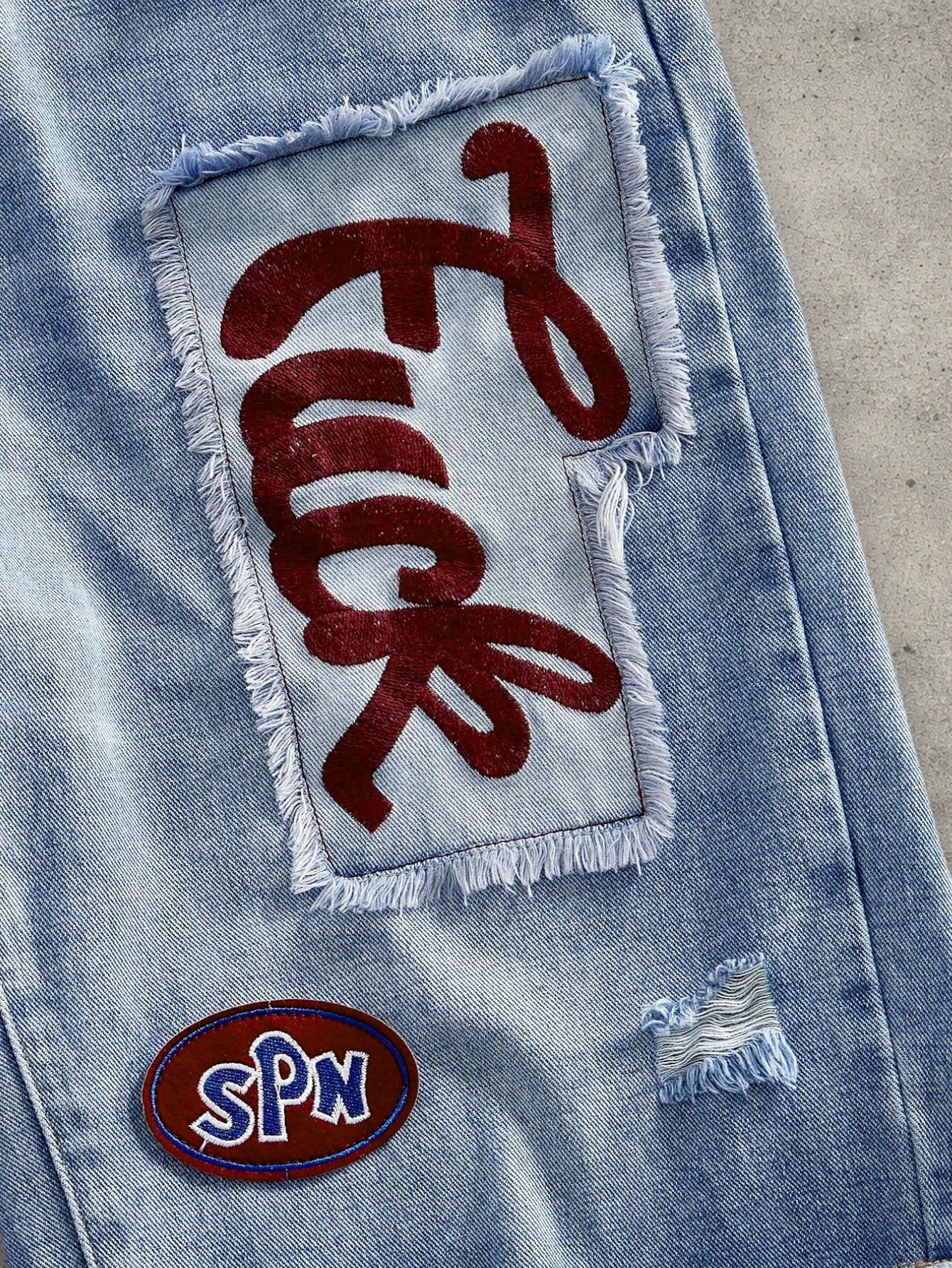 Vintage Washed jeans shorts Size US 32 / EU 48 - 3 Thumbnail