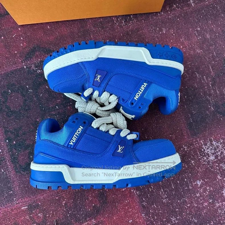 Louis Vuitton Louis Vuitton Red, white, blue and fat shoes Size US 7.5 / EU 40-41 - 3 Thumbnail