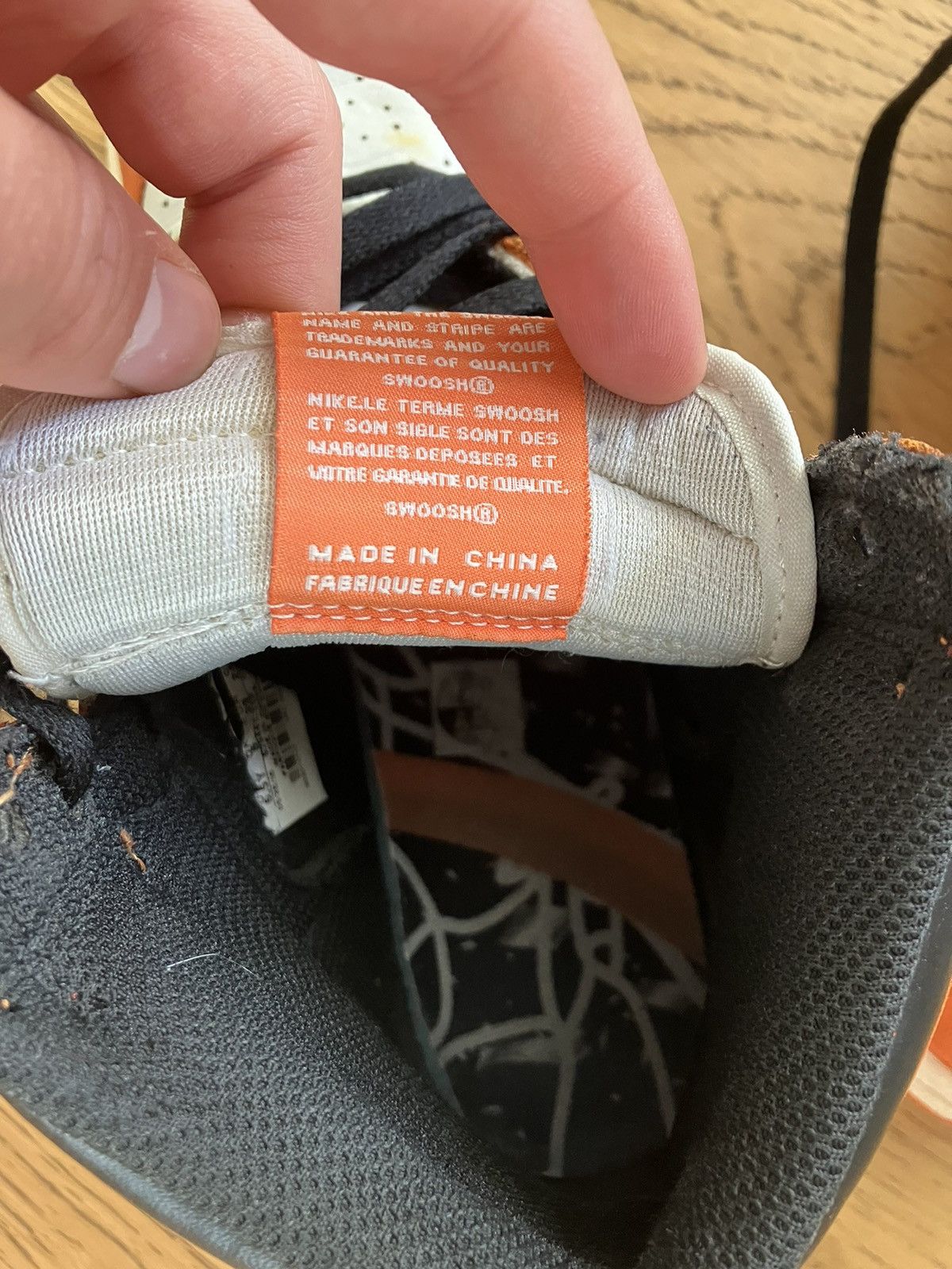 Jordan Brand × Nike Nike Air Jordan 1 High Reverse Shattered Backboard Size US 6.5 / EU 39-40 - 7 Thumbnail