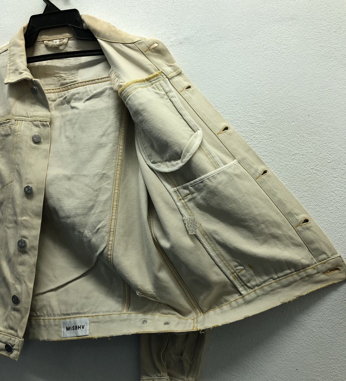 Misbhv Vintage MISBHV They Drained Very Soul Denim Jacket Size US S / EU 44-46 / 1 - 21 Thumbnail