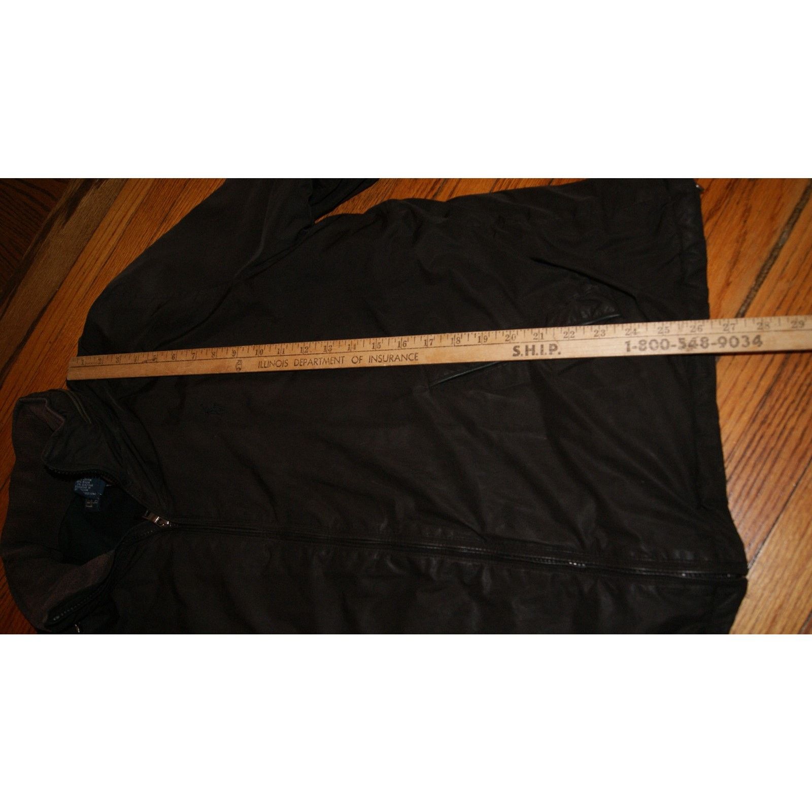 Polo Ralph Lauren VTG Polo Ralph Lauren Mens XL Bomber Coat Calf Leather Trim Size US XL / EU 56 / 4 - 9 Thumbnail