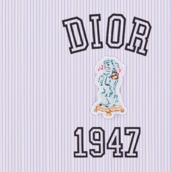 Dior o1w1db10525 483C57 Bobby Shirt in White/Pink Size US S / EU 44-46 / 1 - 3 Thumbnail