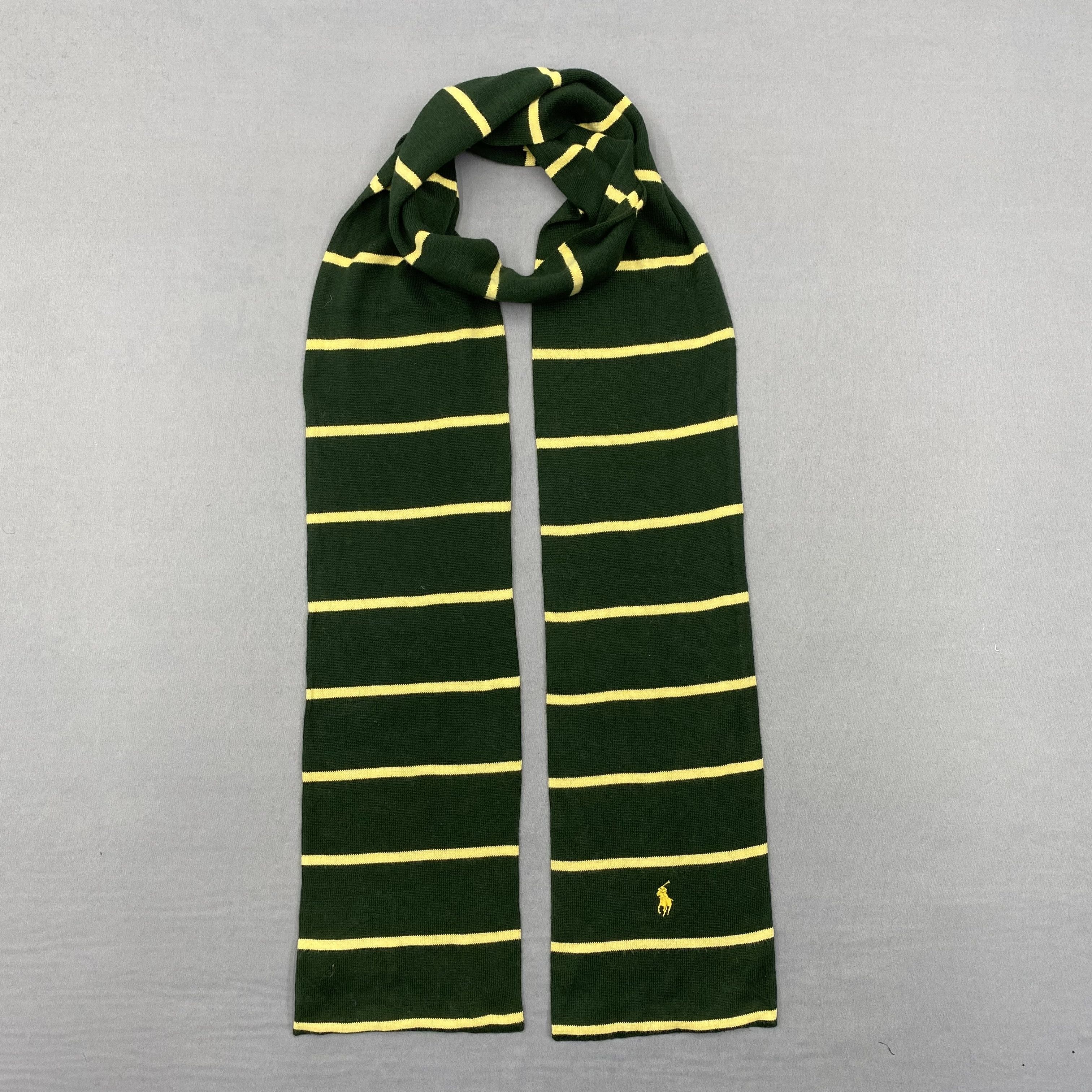 Polo Ralph Lauren Vintage Polo Ralph Lauren Scarf Muffler Wool Scarves Size ONE SIZE - 1 Thumbnail