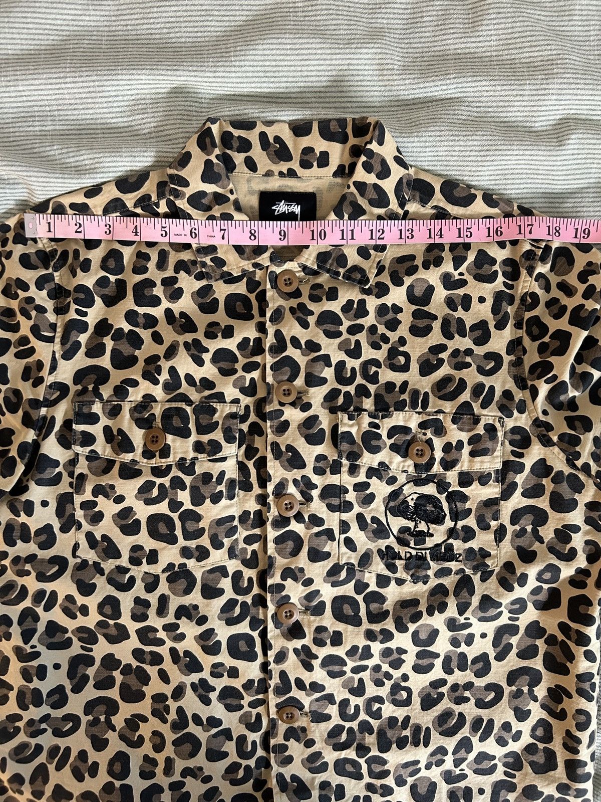 Stussy Stussy Cheetah Print Shirt - Hold Di Medz Size US S / EU 44-46 / 1 - 8 Thumbnail