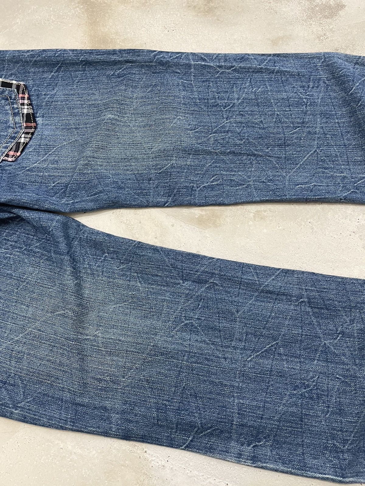 Hidden Double Waist Flying Thrive Patch Tartan Junya Style