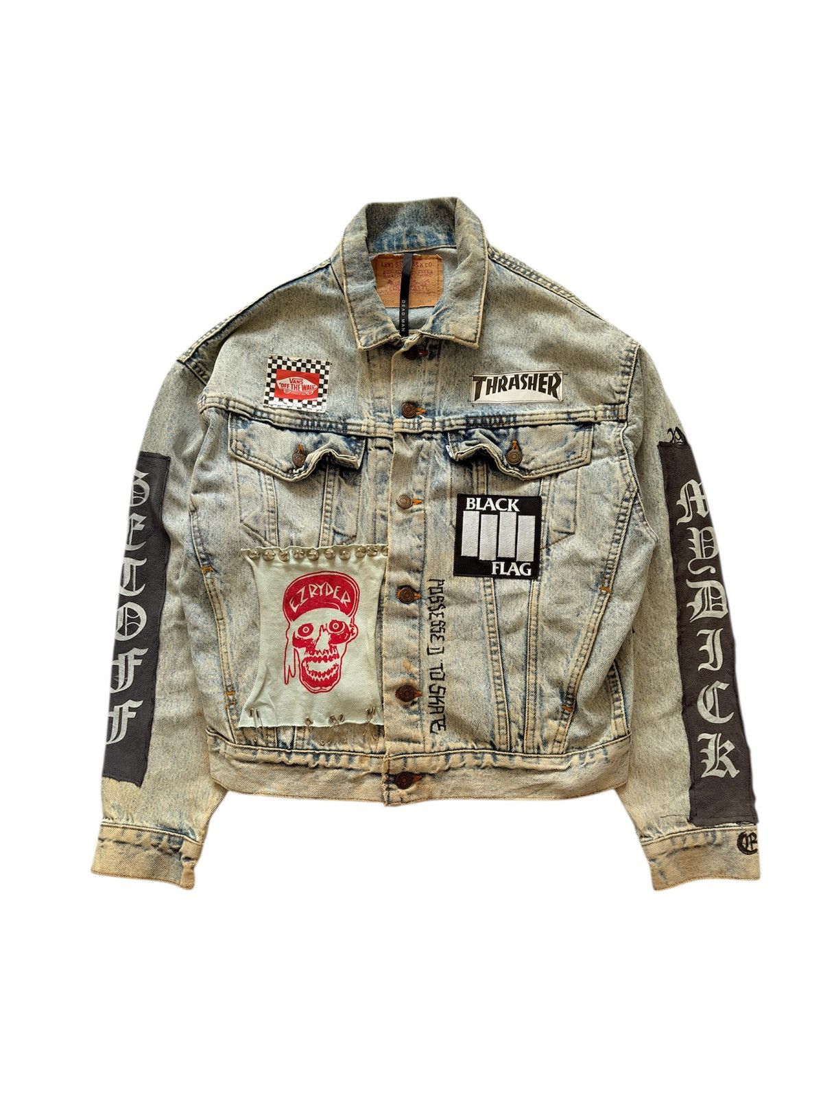 Levi's Vintage Clothing LEVIS TRUCKER JACKET PATCHWORK Size US M / EU 48-50 / 2 - 1 Thumbnail