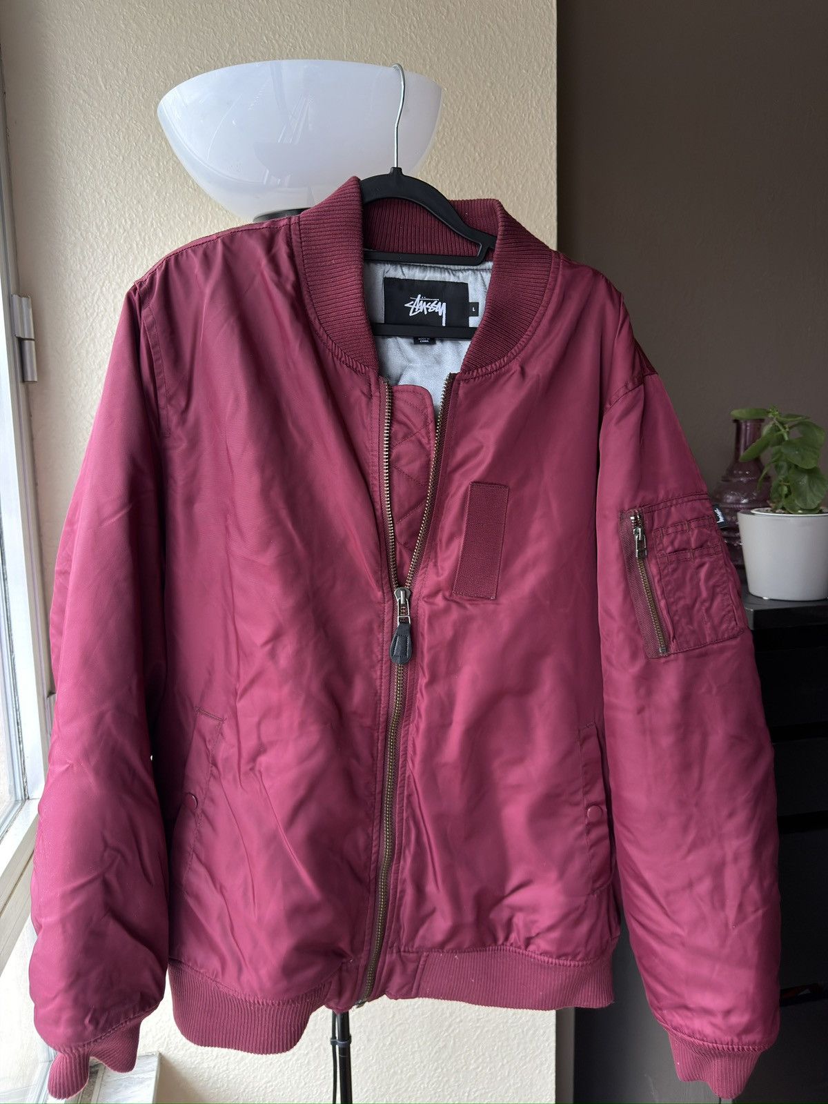 Stussy Stussy violet big logo bomber FAST SHIP Size US L / EU 52-54 / 3 - 7 Thumbnail