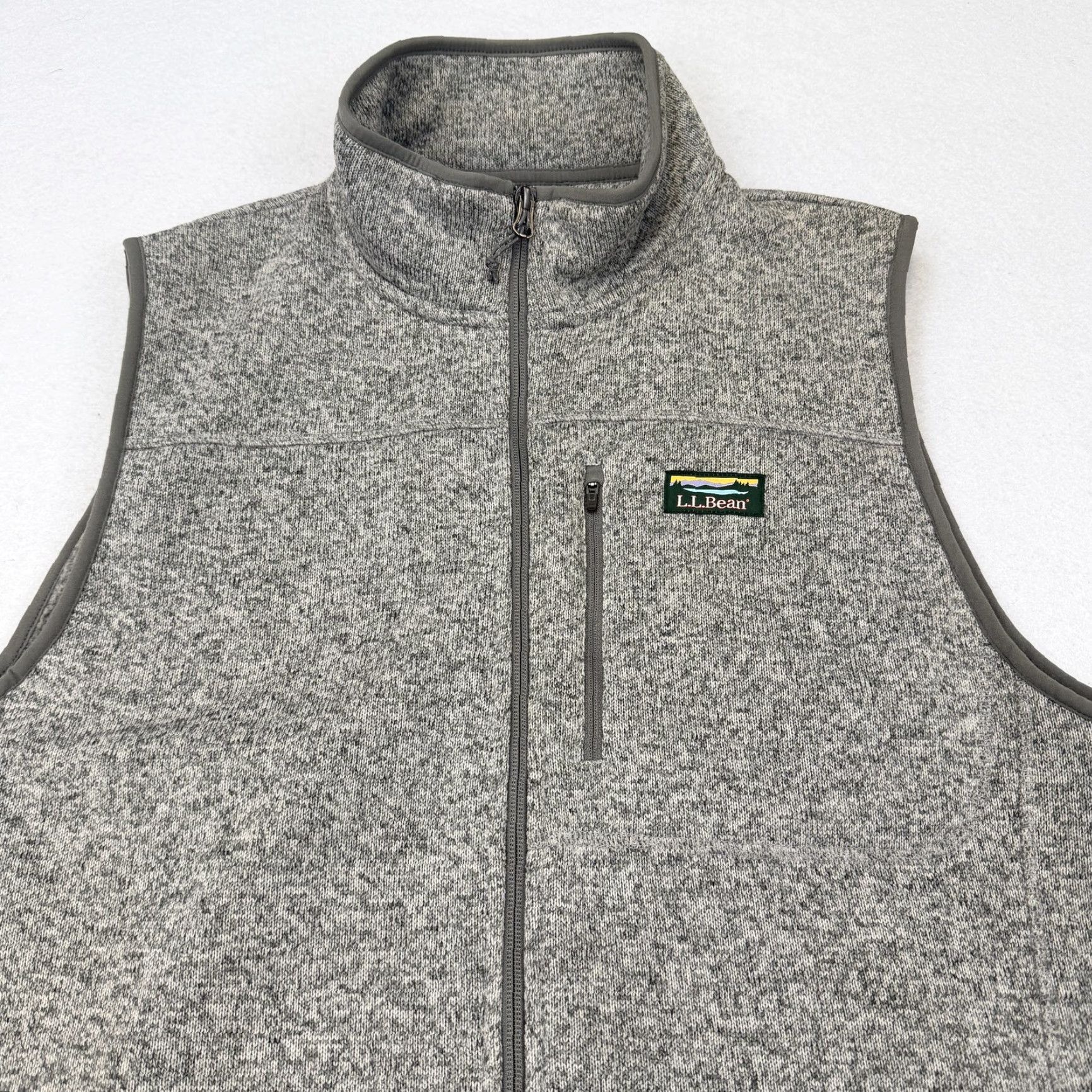 Vintage L.L.Bean Vest Mens Large Gray Fleece Full Zip Outdoor Hiking Size US L / EU 52-54 / 3 - 3 Thumbnail