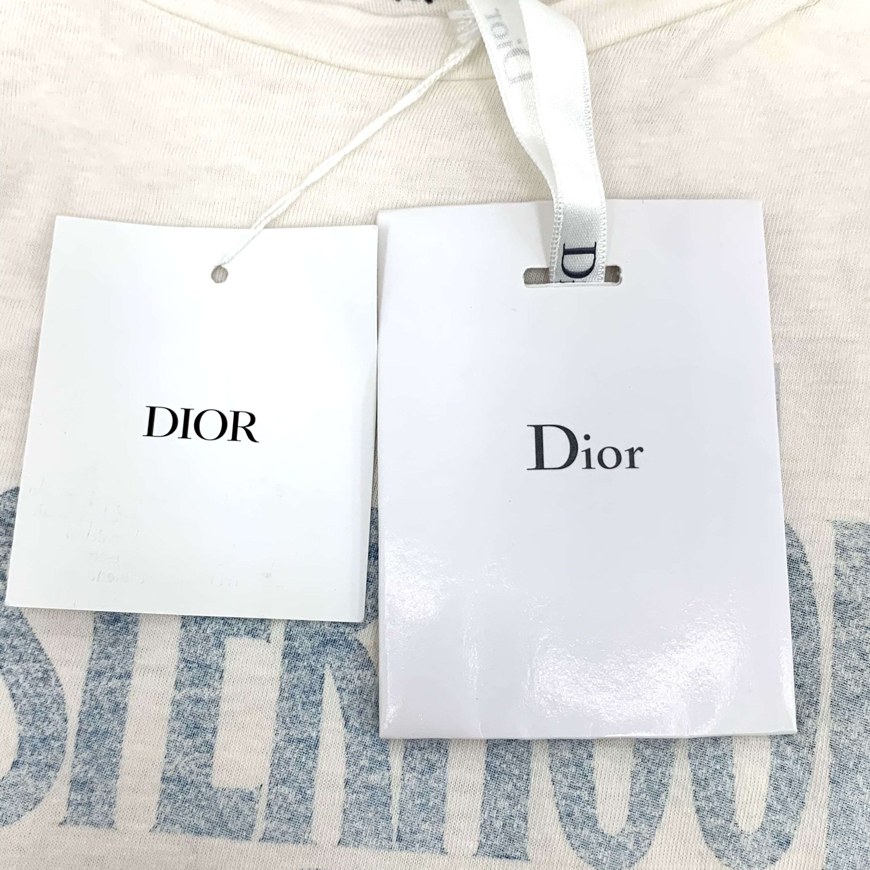 Dior Dior Logo T-Shirt White (M) Size US M / EU 48-50 / 2 - 6 Thumbnail