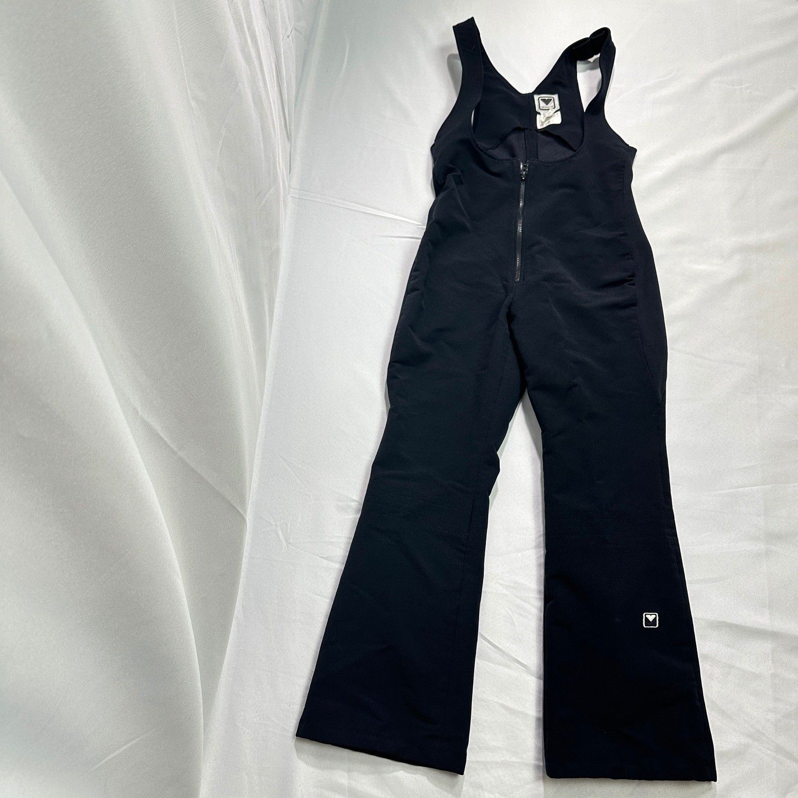 Obermeyer Vintage Obermeyer Women's Black Ski Overalls Bib Pants 12R Size 30" / US 8 / IT 44 - 1 Thumbnail