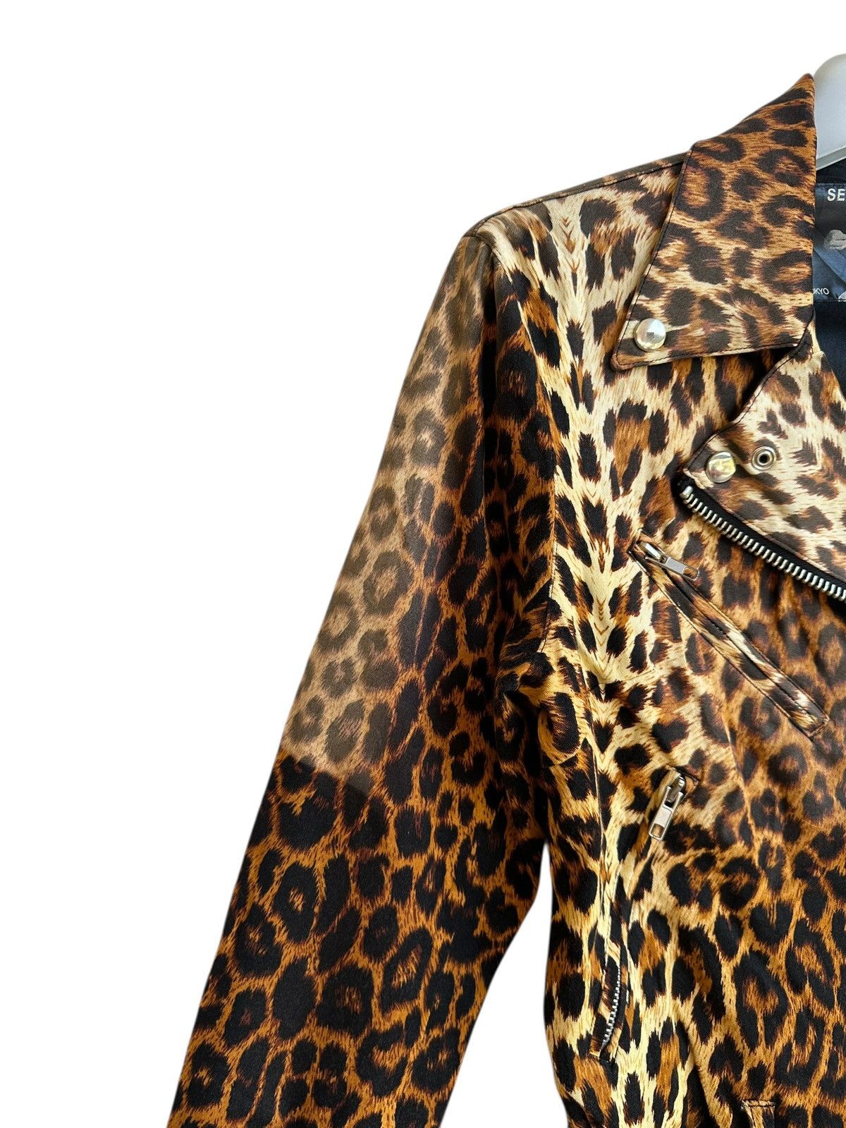 Seditionaries Vintage Sexy Dynamite London Leopard Biker Jacket Size US S / EU 44-46 / 1 - 4 Thumbnail