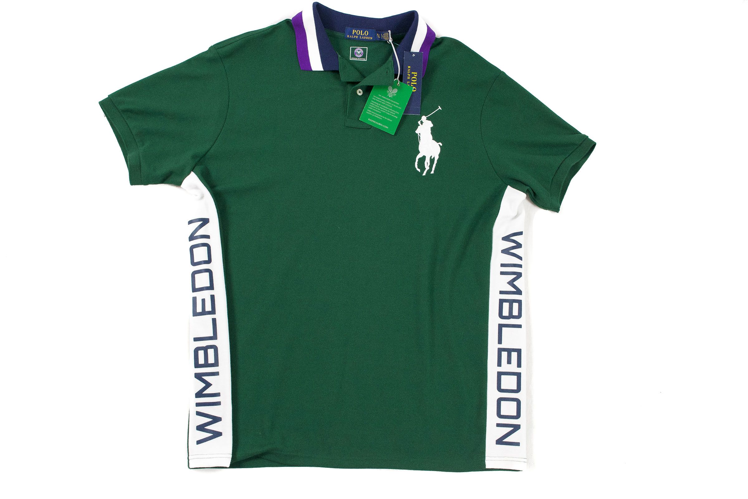 image of Polo Ralph Lauren x Ralph Lauren Ralph Laurent Wimbledon Spell Out Polo NWT (Xl), Men's