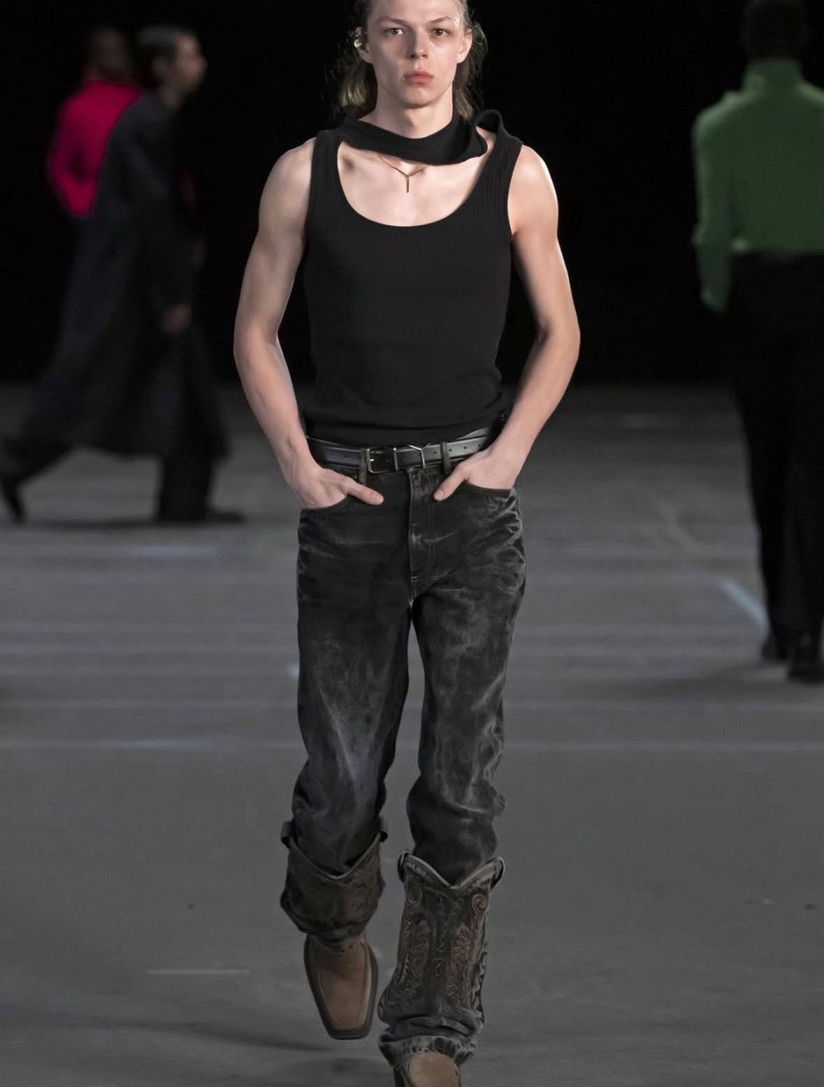 Y/Project SS2023 Y/Project Runway Cowboy Astro Cavalier Jeans Size US 30 / EU 46 - 9 Thumbnail